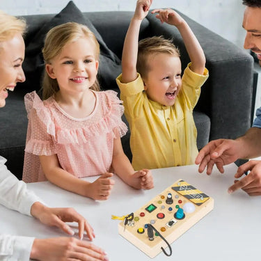 Tablero Montessori para Actividades | Educativo - Juguete con LED